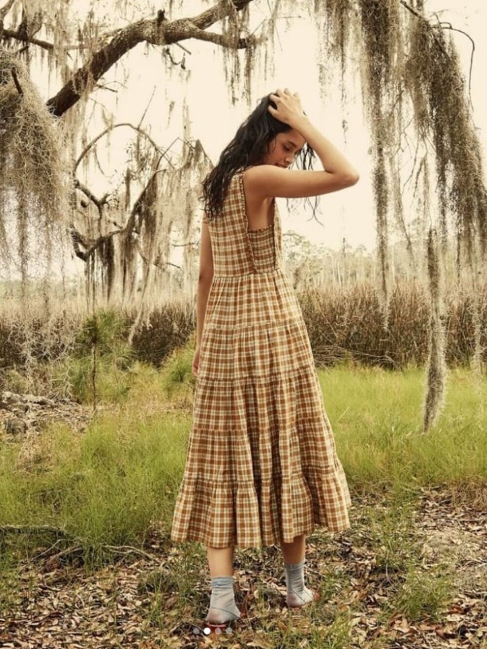 Doen Raven Dress Antoinette Plaid